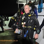 Christo before a night dive