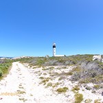 Approaching Hangklip lighthouse along the service road