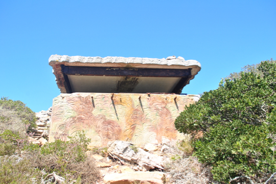 The Diaz Point bunker from WWII